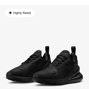 Black Nike air women size 8 they run small excellent minor hole near tow